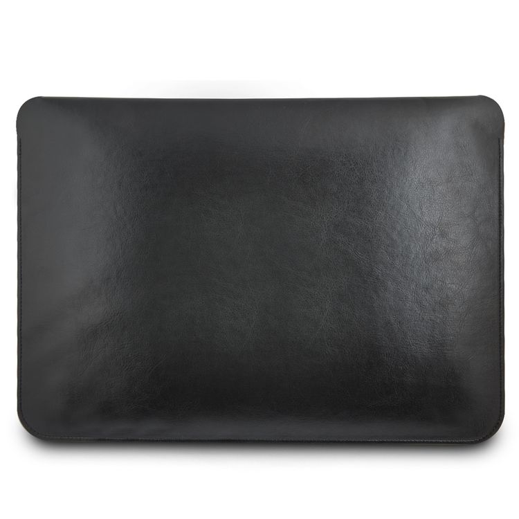 Karl Lagerfeld Computer Sleeve with Ikonik Karl Protection Bag Compatible for a 14-inch notebook / tablet, Slim Lightweight Portable Storage Bag Suitable for Outdoor - Black