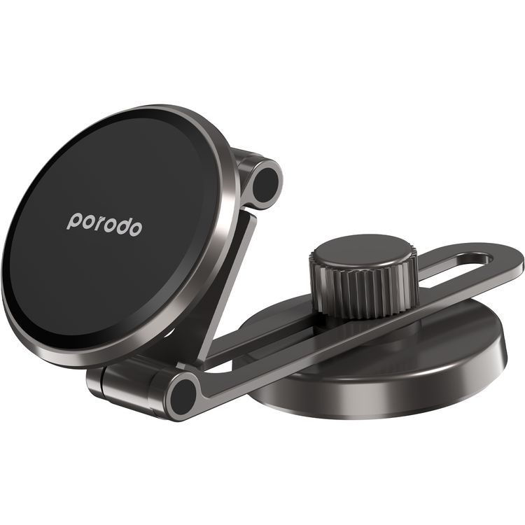 Porodo MagSafe Car Mount with Zinc Alloy and N35 Magnet  - Black