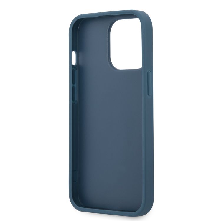 CG MOBILE Guess 4G PU Leather Case with Printed Stripe Compatible for iPhone 13 Pro (6.1") Anti-Scratch, Easy Access to All Ports, Shock Absorption