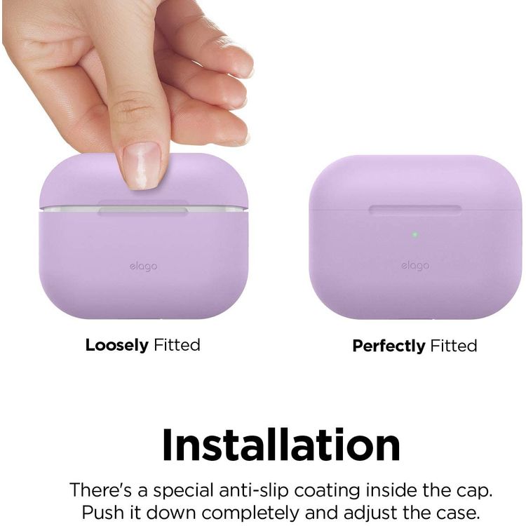 Elago Basic Slim Case for Apple Airpods Pro - Lavender