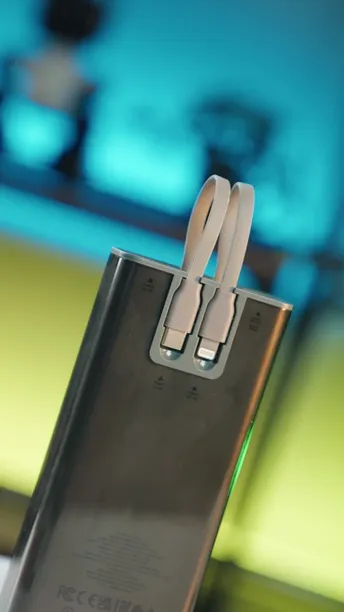 Buy Green Lion Transparent 2 Power Bank in UAE | 20000mAh, PD 20W Fast Charge - Gray | (GNTR2PB20KGY)