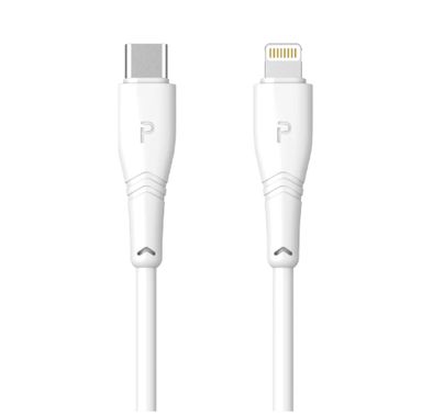 Pawa Type-C to Lightning PVC Cable 27W Quick Charging 1.2m - White