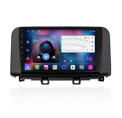 Clayton Android Multimedia System, Hyundai Kona, 8 GB, 128 GB - Black 