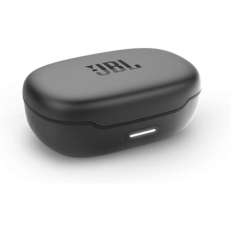 JBL Endurance Peak 2 Waterproof True Wireless In-Ear Sport Headphones, Pure Bass Sound, Bluetooth Headphones 30hours Battery, IPX7 Water & Sweat Proof - Black