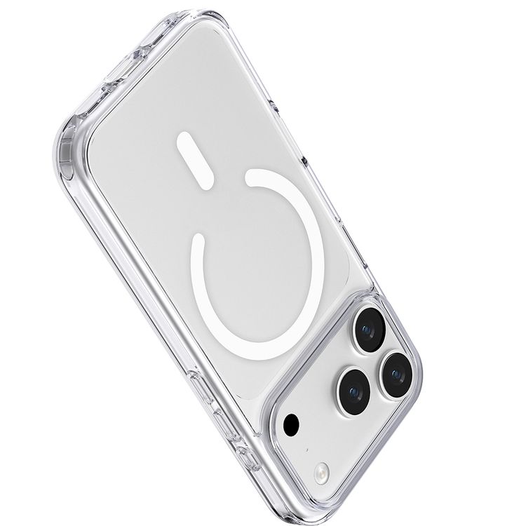 Levelo Clara Clear Case with MagSafe Compatibility for iPhone 17 Pro Max, Enhanced Camera & Screen Protection, Precision Fit, Shock-Resistant Bumper, Ever-Clear Technology, Drop-Tested - Transparent