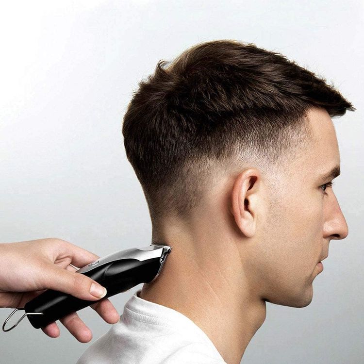 Enchen Humming Bird Electric Hair Clipper with 3 Size Combs, 1500mAh Battery Capacity, 3 Hours Charging Time, 4 Hours Working Time, Low Noise, Quick Charging - Black