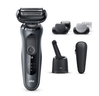 Braun Series 6 60-N7650CC Wet & Dry Shaver  - Gray