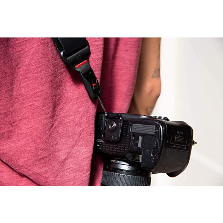 Peak Design SL-BK-3  Slide Camera Strap, nylon webbing, strong, removable anchor connectors - Black