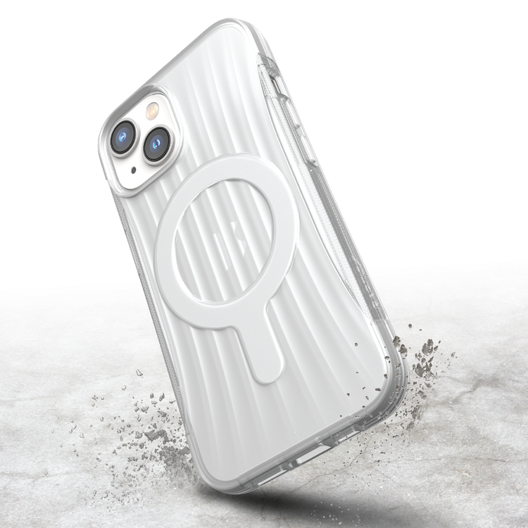 X-Doria Raptic Clutch Built for MagSafe iPhone 14 - Clear