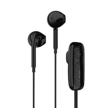 Green Lion Clip Tune Wireless Earphones with Creative Clip-On Design, Up to 11 Hours Working Time, 14.2mm Speaker, Control Buttons, 60 Hours Standby, Comfortable to Wear, USB-C Charging Port - Black