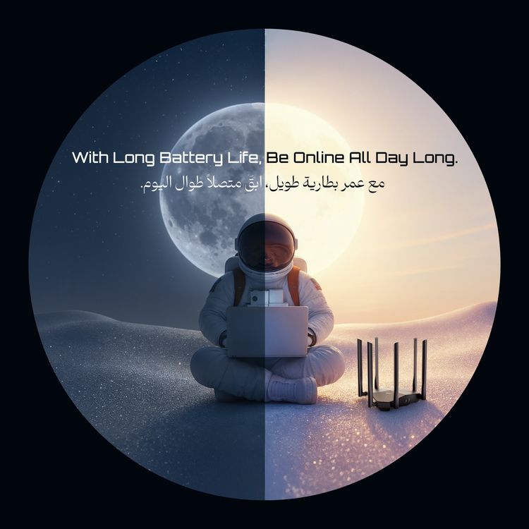 Porodo Dual-Band Portable 4G LTE Wi-Fi Router with 4000mAh Battery Capacity, 3 Giga LAN Ports, 1200Mbps Wi-Fi Speed, 4x LTE/UMTS & 2x Wi-Fi External Antennas, Nano Sim, Secure Encryption, 2.4G & 5G Dual Band - Black