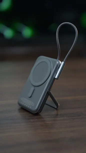 Buy Green Lion Monte Carlo 10000mAh MagSafe Power Bank In UAE |-Black| (GNMTMAGPBBK)