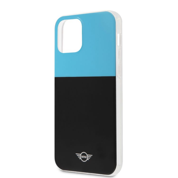 Mini Cooper PC/TPU Color Block Hard Case for iPhone 12 / 12 Pro (6.1") - Light Blue
