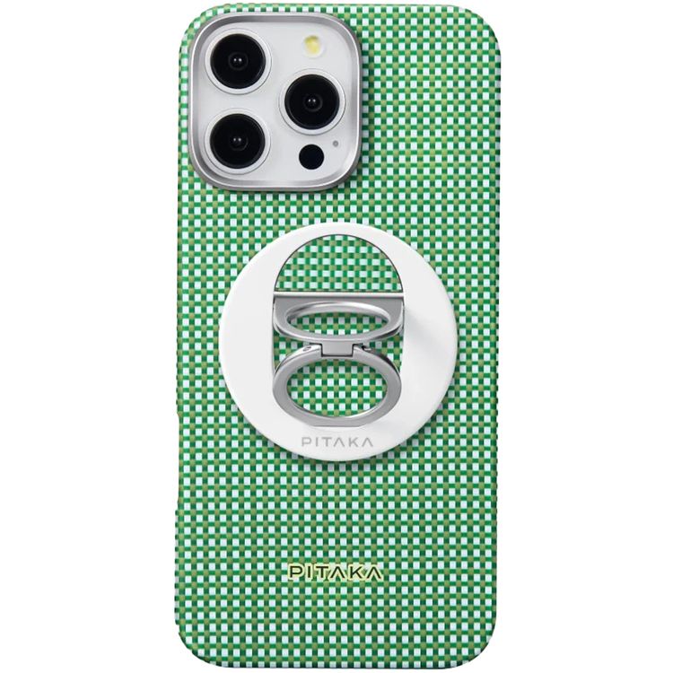 Pitaka MagEZ Grip3, 4.3mm Thickness, Double-Ring Design, Small Details - Forest 