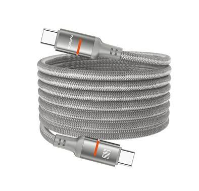 Porodo Type-C to Type-C Magnetic Braided Cable with 30W P...