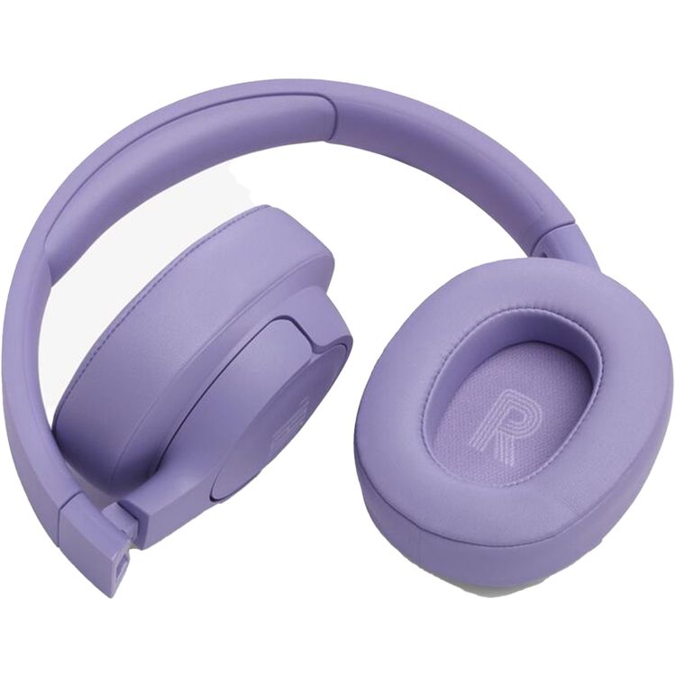 JBL Tune 770 Wireless Noise Cancelling Headphones with Voice Assistant Integration, Multi-Point Connection, 70 Hours Battery Life - Purple