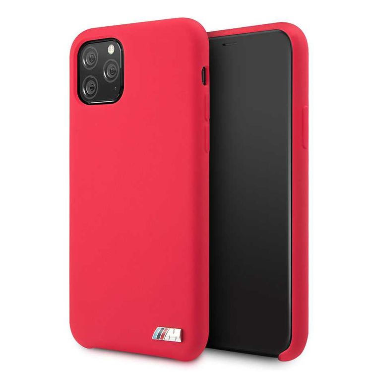CG Mobile BMW M Hard Case Silicone For iPhone 11 Pro (5.8"), Shock & Scratch Resistant, Shock & Drop Protection Back Cover Officially Licensed - Red