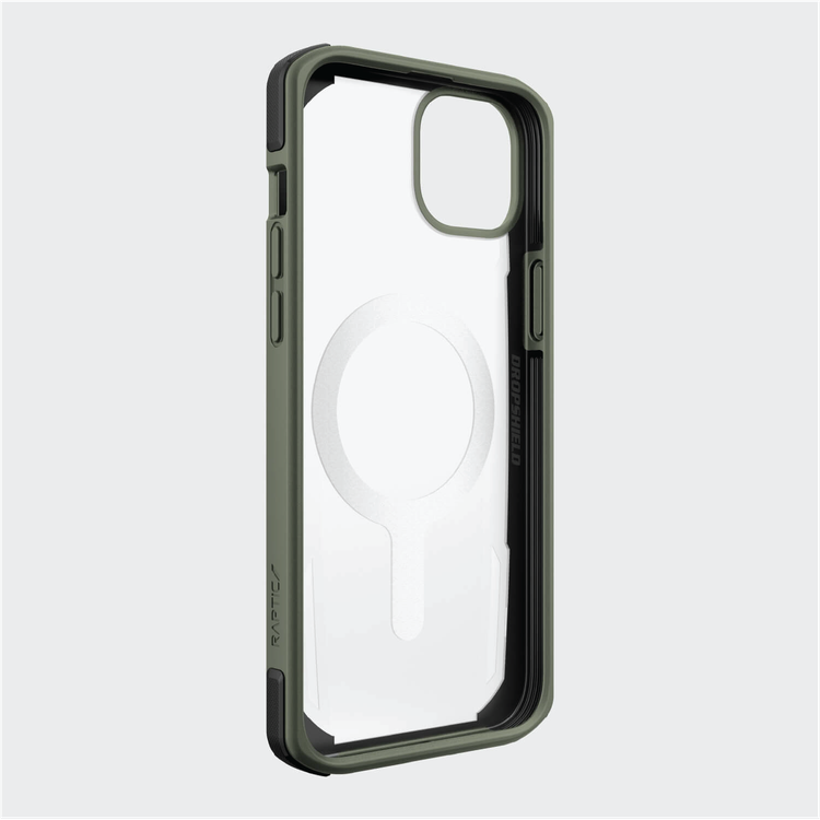 X-Doria Raptic Secure Built For MagSafe Compatible with iPhone 14 Plus - Moss Green