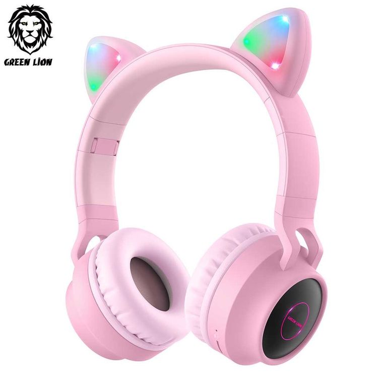 Green Lion Kids Wireless On-Ear Headphones - Pink