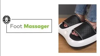 Green Lion Foot Massager in UAE | 15-Minute Massage Cycle, 48W Power Consumption - White | (GNFOOTMGWH)