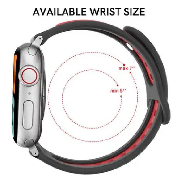 AhaStyle Premium Silicone Apple Watch Band Duotone Design 42 / 44mm