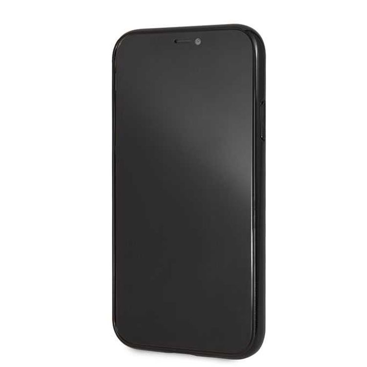 BMW Real Carbon Fiber TPU Hybrid Case Compatible with iPhone Xr - Black