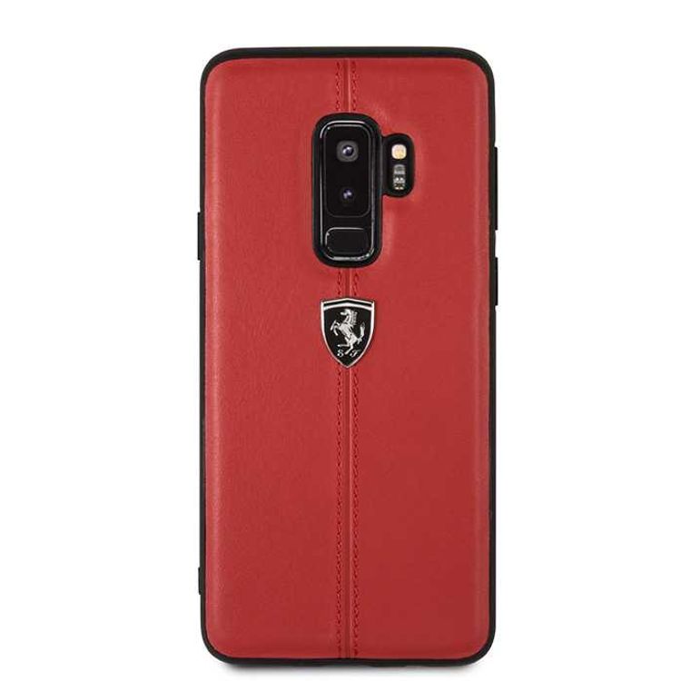 CG Mobile Ferrari Heritage Hard Phone Case Compatible for Samsung Galaxy S9 Plus Protective Mobile Case Officially Licensed - Red