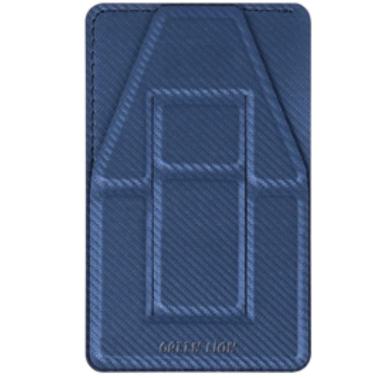 Green Lion MagSafe Leather Mobile Phone Stand- Blue