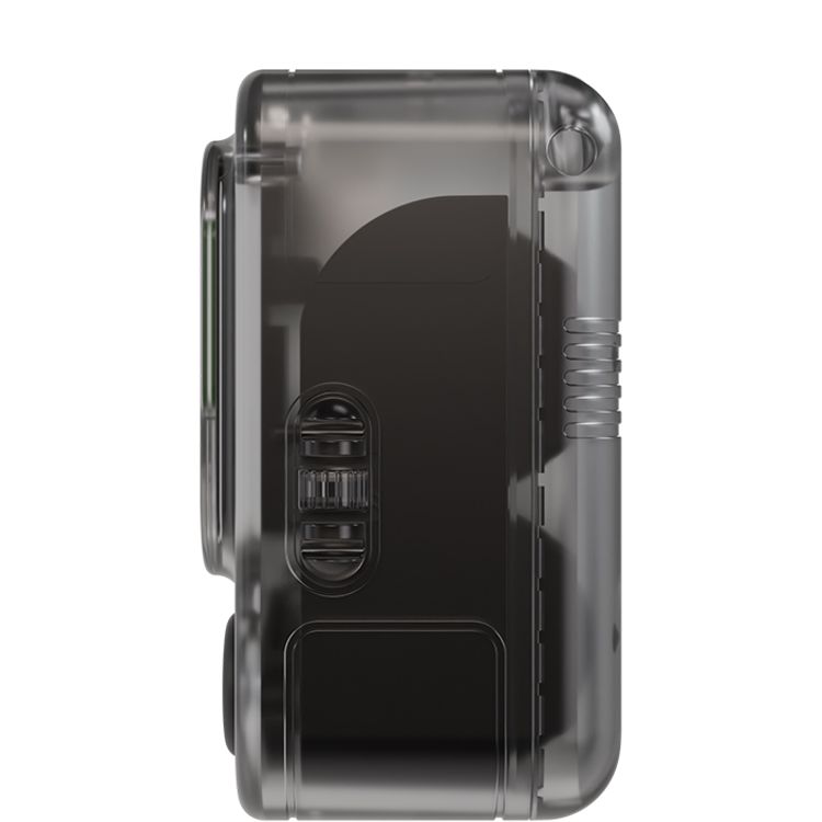 بنك الطاقة Levelo Syncvolt 10000mAh شاتينج مع منافذ إخراج USB-A وType-C، توصيل طاقة PD بقدرة 30W، شحن متزامن، اتصال عبر الرسائل القصيرة، شاشة نقطية - شفاف