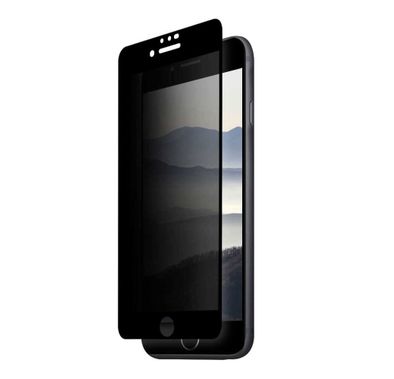 Green Lion 3D Privacy Glass Screen Protector for iPhone 8/7 Plus, high quality, 9H hardness, tempered glass, Black