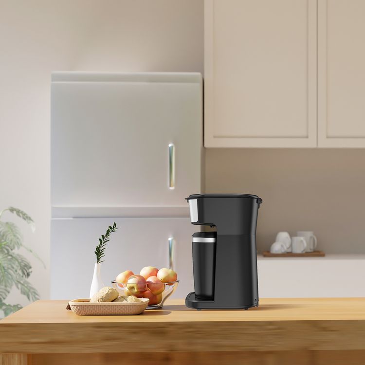 LePresso 450W Coffee Maker with Travelling Mug  - Black