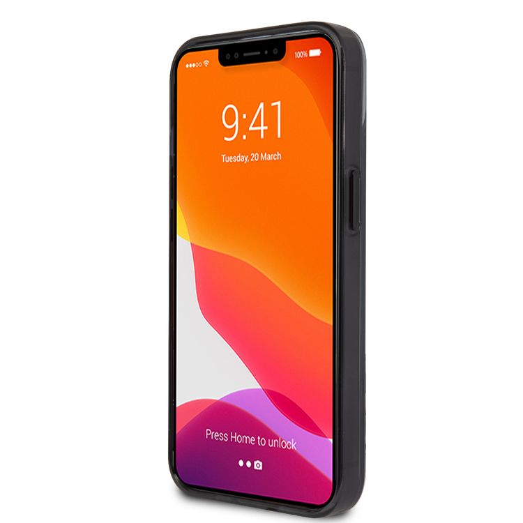 CG MOBILE Ferrari Transparent Case Print Logo Compatible for iPhone 13 Pro Max (6.7") Scratches Resistant, Easy Access to All Ports, Drop & Shock Absorption Protective Back Cover Suitable with Wireless Charging Officially Licensed