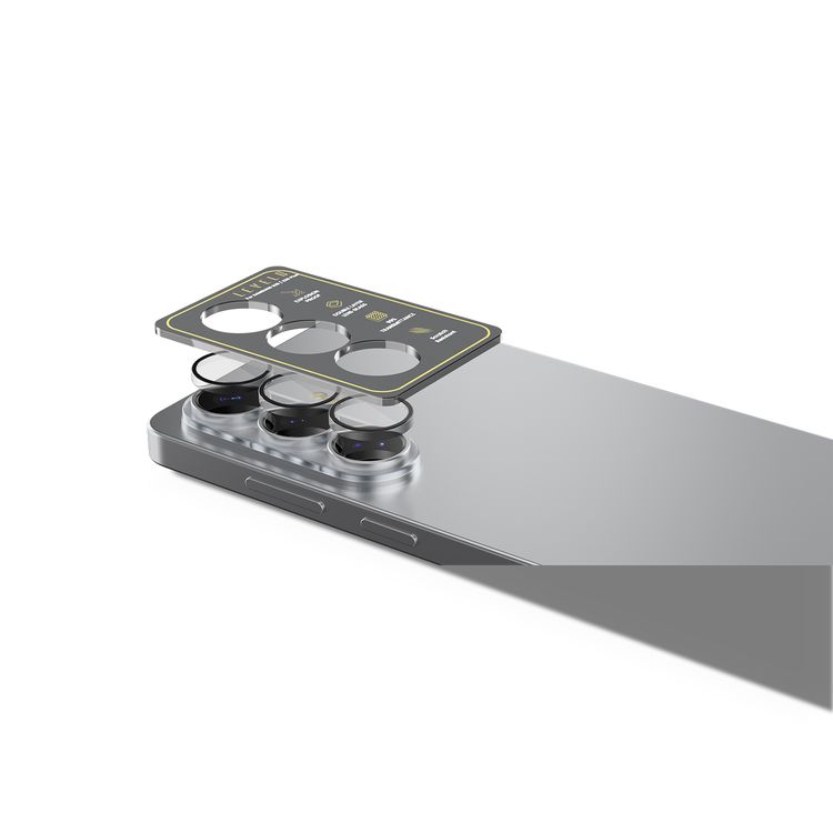 Levelo LucentTrio Camera Lens Protector with Anti-reflective Coating, Samsung Galaxy S26 Plus Compatibility, 99% Light Transmittance, Durable-Sided AR Glass, Oleophobic Coating, Resilient Glass, Scratch Resistance, 0.33mm Glass Thickness, 9H Glass Thickness - Transparent