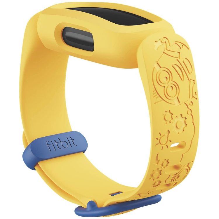 Fitbit Ace 3 Fitness Wristband Minions Edition Compatible for Kids, Animated Clock Faces, All Day Activity Tracking, Swim proof Water Resistant (50 meters), 8-Day Battery Life - Black/Yellow