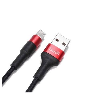 Budi M8J162L-BLK Sync Lightning Cable Connector 2.0 USB Port - Black