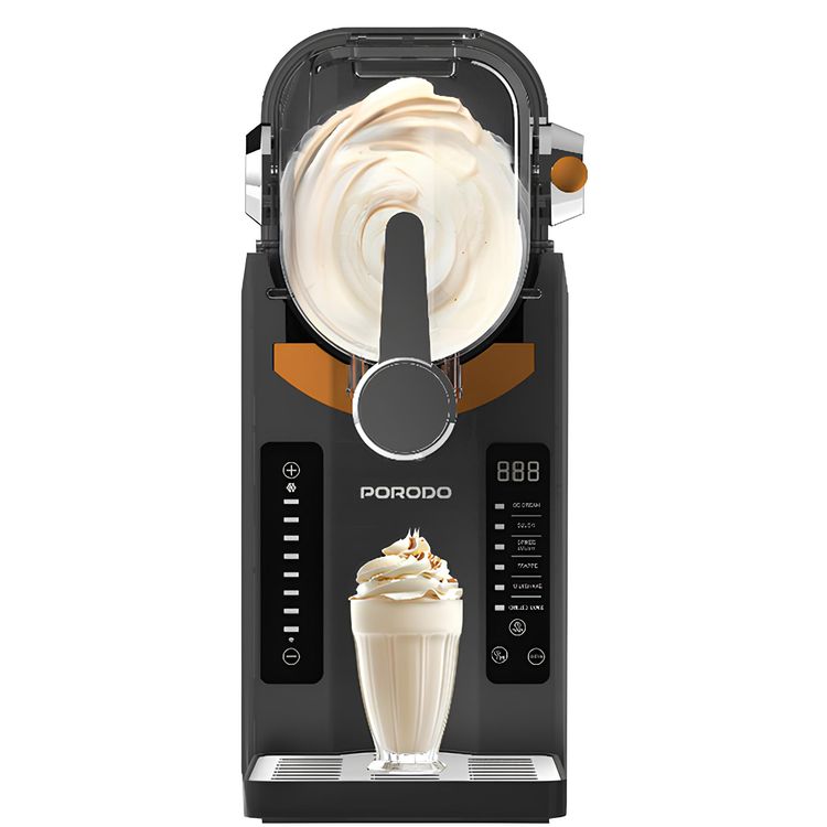 Porodo Lifestyle Multifunction Slushie Maker with 2.6L Capacity, 200W Rated Power, 220-240V Rated Voltage, 50Hz Rated Frequency, 3-Pin UK Plug, Instant Frozen Drinks, Intuitive Controls, Efficient Blending - Black