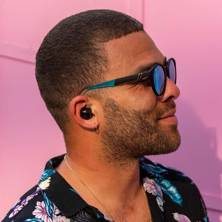 Jlab Go Air Pop True Wireless Earbuds, Touch Controls, Dual Connect, 60 Hours Standby, 2.2 Hours Earbuds Charging Time, 32 Hours Total Playtime, 8 Hours in Each Earbud Battery Life, EQ3 Sound - Black