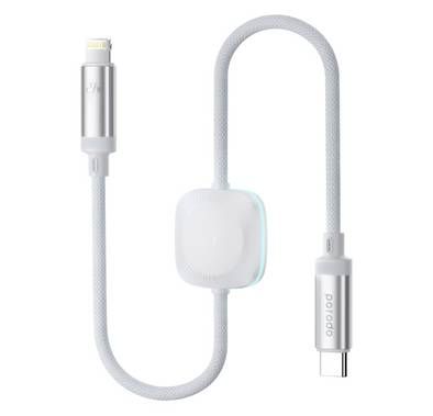 Porodo Charge and Data Braided Cable USB-C Lightning, and...