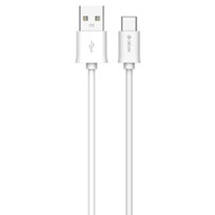 Devia Smart Series 2.1A UK Charger Set with Type-C Cable - White
