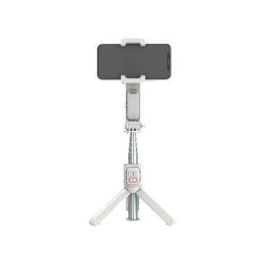 Porodo Anti-Shake Gimbal with Rotatable Central Control - White