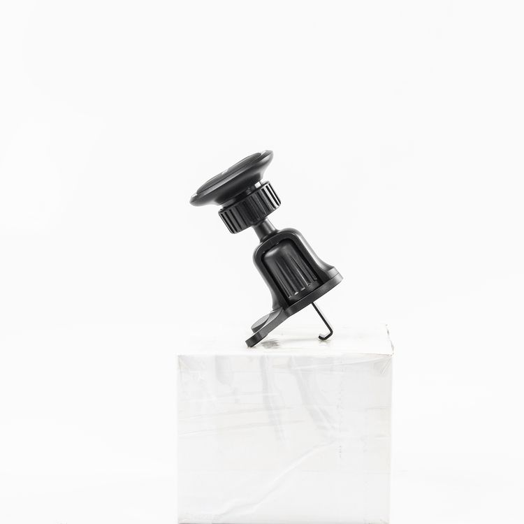 Porodo Universal Dual Mode Magnetic Phone Mount with Rotating Ball Joint, Strong Magnetic Hold, One-Hand Operation, Portable & Ultra Compact Design - Black