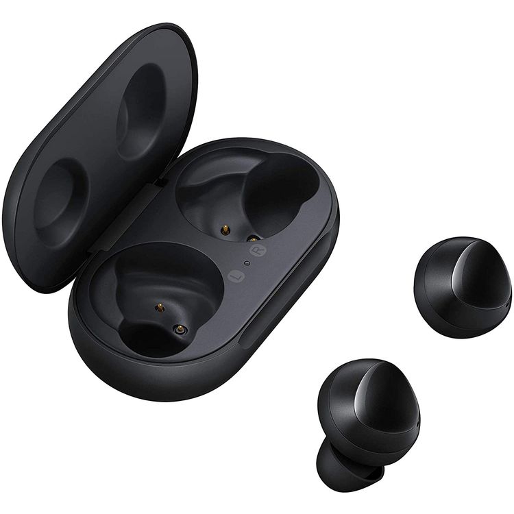 Samsung Galaxy Buds with Wireless Charging Case, Sound by AKG, 13-hours Battery Life, IPX2 Splash Resistant, Touch Control Bluetooth Earbuds Compatible for Android & iOS - Black