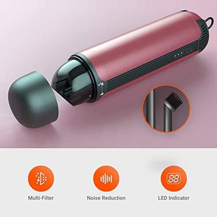 Porodo Portable Vacuum Cleaner - 6000mAh - Red