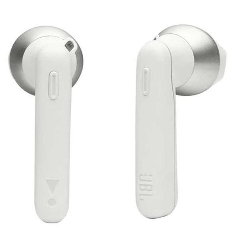 JBL T220 True Wireless Bluetooth In-Ear Headphone, Pure Bass Sound, 19-hours Playtime, Hands-free Calls, Compatible with Android and iOS - White