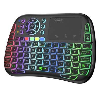 Porodo Gaming Universal Keyboard Remote & Mouse - Black