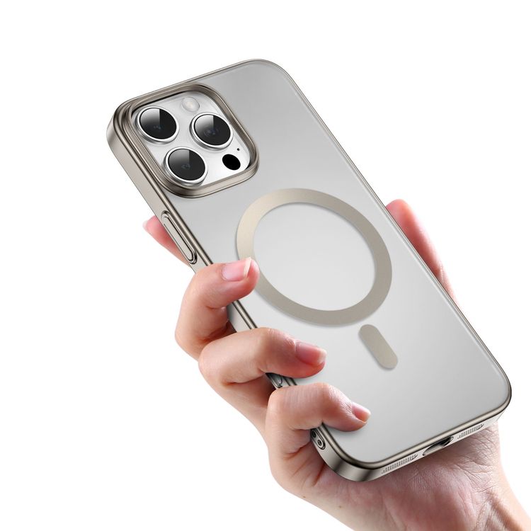 Green Lion Matte Pro Magsafe Case for iPhone 16 Pro, Nano UV Tech , Anti-Scratch Edge, Anti-Fingerprint, Ultra Slim - Titanium