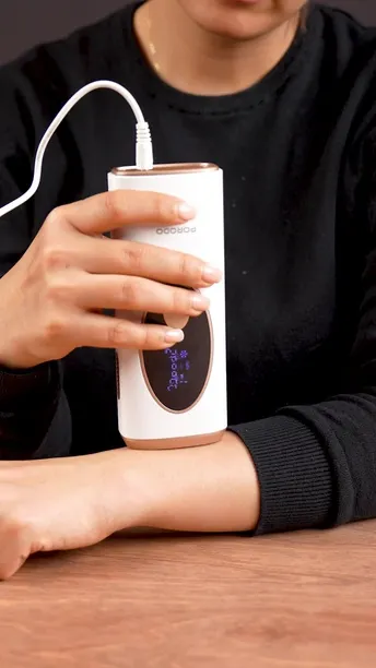 إزالة الشعر بتقنية IPL بالتبريد الجليدي من Porodo Lifestyle في الإمارات العربية المتحدة | قابس طاقة ثلاثي السنون من المملكة المتحدة - لون أبيض | (PD-LFST113-WH)