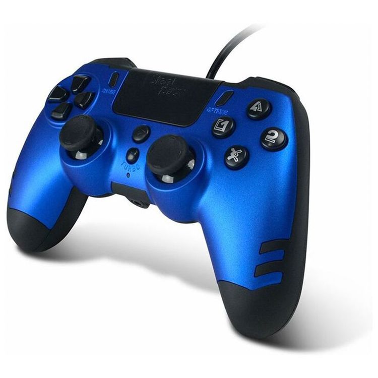 Steelplay Slim Pack Wired Controller For PC/PS4  - Sapphire Blue