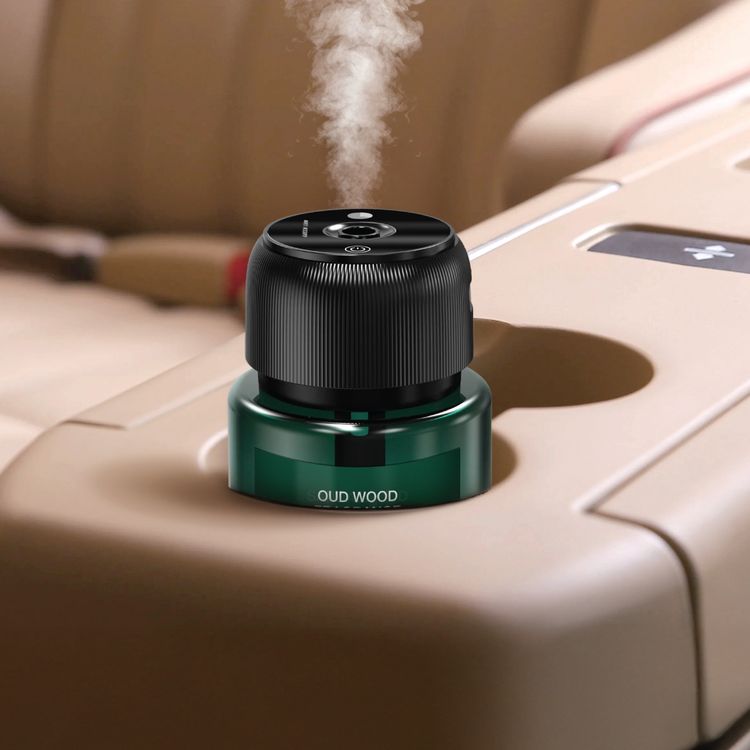 Green Lion Oud Wood Fragrance Diffuser with 130mL Capacity, 3 Spray Modes, Touch Control, LED Indicator, 20m² Area coverage, 4 Hours Working Time, Type-C Charging Port, 0°C-60°C Operation Temperature, 1.5W Power, 1 Hour Charging Time - Green