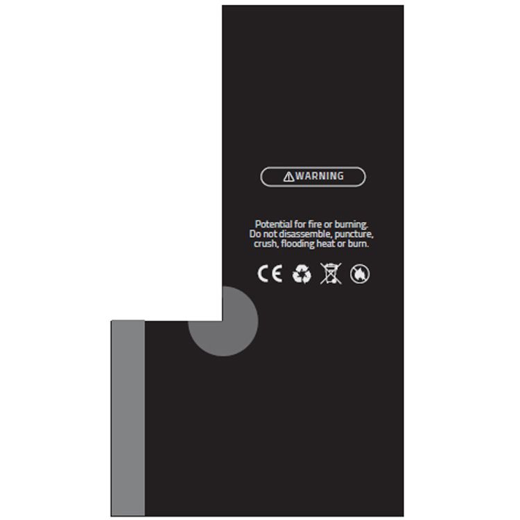 Powerology Li-ion Polymer Phone Battery 3969mAh, 15.08Wh for iPhone 11 Pro Max - Black